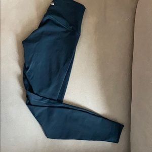 Lululemon Dark bluish/green highrise wunder under